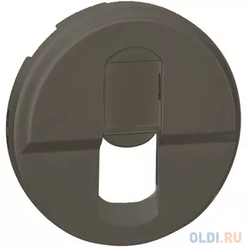 Лицевая панель Legrand Celiane для розетки RJ45 графит 67951