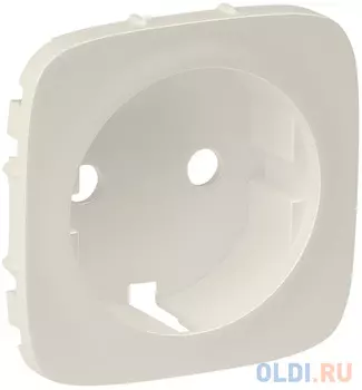 Лицевая панель Legrand Valena Allure для розетки 2К+З слоновая кость 755206