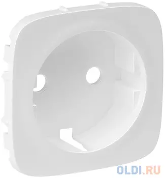 Лицевая панель Legrand Valena Allure для розетки 2К+З белый 755205