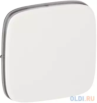 Лицевая панель Legrand Valena Allure для выключателей одноклавишных белый 755005