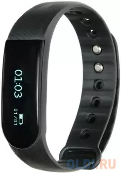 Lime 116HR Black Пульсометр, Шагомер, Подсчет калорий, Часы, Будильник, Черный ремешок