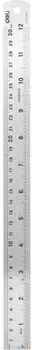 Линейка DELI DL8030Y 30 см нержавеющая сталь