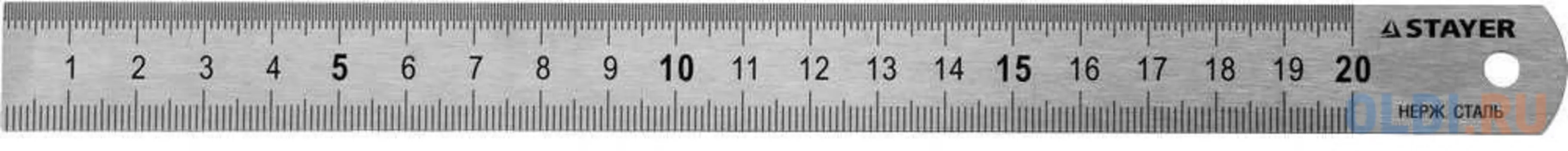 Линейка Stayer PROFI 3427-020_z01 20 см нержавеющая сталь