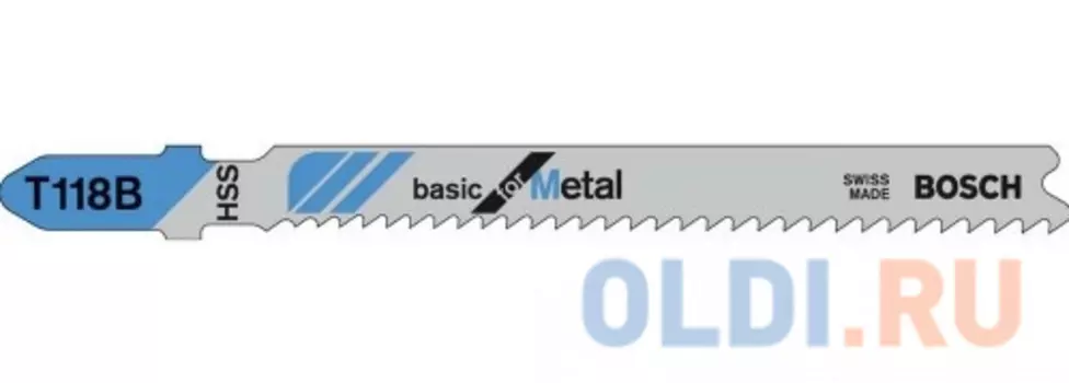 Лобзиковая пилка Bosch T 118 В HSS 5шт 2608631014