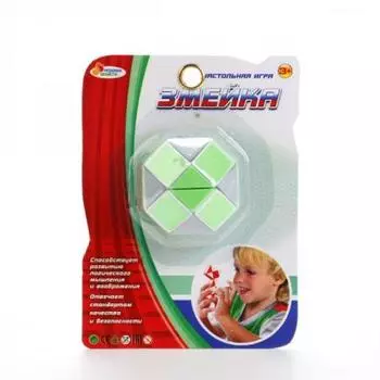 ЛОГИЧЕСКАЯ ИГРА "ИГРАЕМ ВМЕСТЕ" ЗМЕЙКА, ЦВЕТ В АССОРТ. НА БЛИСТЕРЕ (РУСС. УП.) в кор.2*144шт
