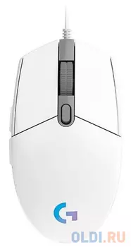 LOGITECH G203 LIGHTSYNC Gaming Mouse - WHITE - EMEA