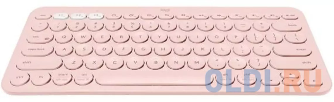 Клавиатура беспроводная Logitech K380 Wireless Keyboard Rose Bluetooth розовый 920-010569
