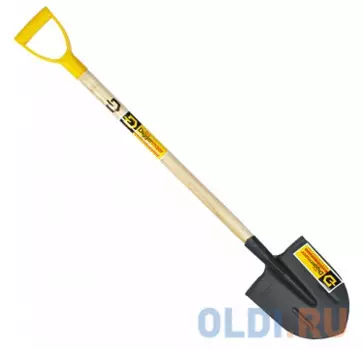 Лопата копальная остроконечная с деревянным черенком и ручкой Alex Diggermaer D1.3С1Р