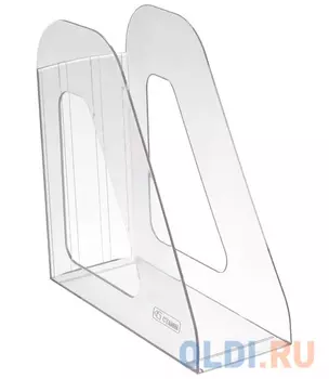 Лоток для бумаг ФАВОРИТ, вертикальный , прозрачный ЛТ701