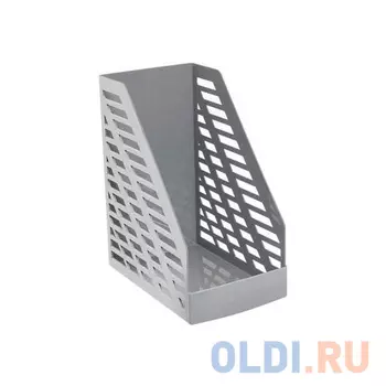 Лоток для бумаг STAMM, вертикальный , 16см., серый ЛТ900