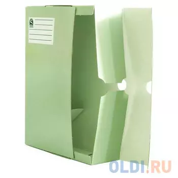 Лоток-коробка архивный, лакированный микрогофрокартон, 470 г/кв.м, 250x150x315 мм, белый SAB720/W