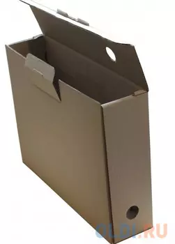 Лоток-коробка архивный,микрогофрокартон, 325 г/кв.м, 250x75x315 мм, бурый
