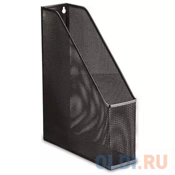 Лоток вертикальный для бумаг BRAUBERG "Germanium", металл, для бумаг формата А4, ширина 72 мм, черный, 231948