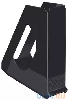 Лоток вертикальный для бумаг ESSELTE "VIVIDA", ширина 72 мм, черный, 21440