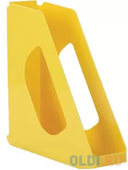 Лоток вертикальный для бумаг ESSELTE "VIVIDA", ширина 72 мм, желтый, 623936