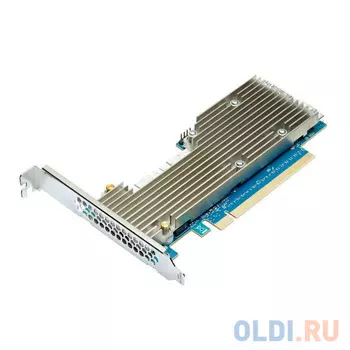 LSI P411W-32P (05-50054-00) NVMe HBA Adapter, PCIe 4.0 x16 LP, 32port ( 4* int SFF8654), PEX88048,