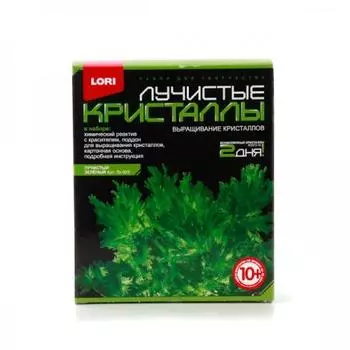 ЛУЧИСТЫЕ КРИСТАЛЛЫ "ЗЕЛЕНЫЙ КРИСТАЛЛ" в кор.16шт