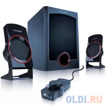 Колонки Microlab M111 <2колонки+сабвуфер, 17 Вт RMS Black