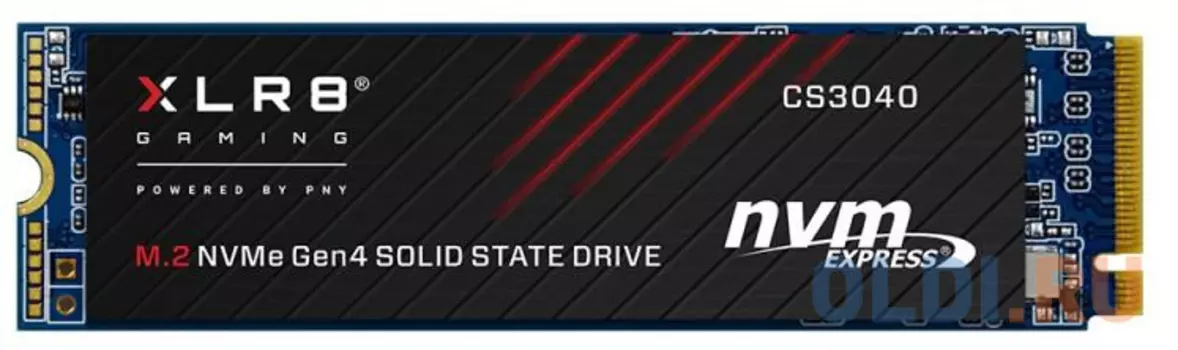 M.2 2280 2TB PNY CS3040 Client SSD M280CS3040-2TB-RB PCIe Gen3x4 with NVMe, 5600/4300, MTBF 2M, 3D TLC, 3.6TBW, RTL {10}, (639864)