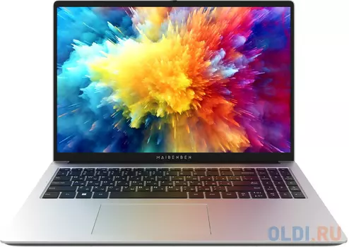 Ноутбук MAIBENBEN M653 16", IPS, AMD Ryzen 3 5400U 2.6ГГц, 4-ядерный, 8ГБ DDR4, 512ГБ SSD, AMD Radeon, Linux, серый [m6531sb0lsre0]