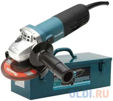 Makita 9557HNK6 Угловая шлифовальная машина [9557HNK6] { ф115мм,840Вт,11000об\\м,1.6кг,пласт.чем }