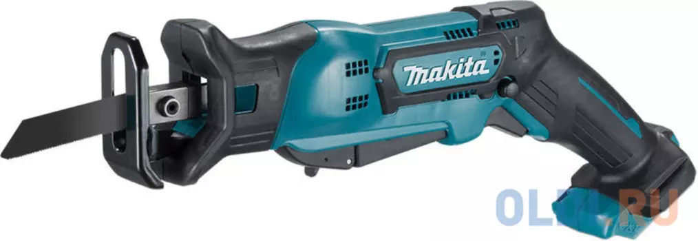 Makita JR103DZ Пила сабельная аккумуляторная [JR103DZ] {10.8В,Li-ion(слайд),0-3300\\м,ход-13мм,рез-50мм,1.3кг,кор,подсв,б\\кл замен пилки,б\\ак,з\\у}