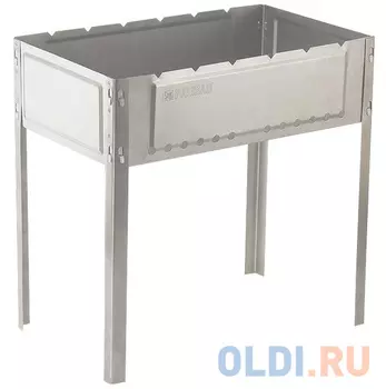 Мангал с ребрами жесткости 500*300*500мм, Россия Camping// Palisad