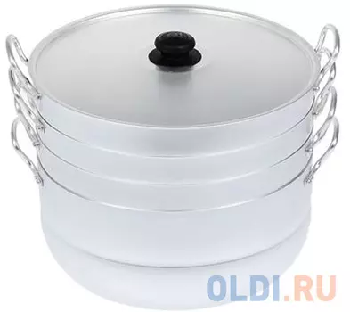 Мантоварка-пароварка Чудо Чудо 3 сетки 13 л 35 см 13 л алюминий
