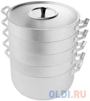 МАНТЫ-КАЗАН АЛЮМИН. 6 Л, 4 СЕТКИ (1) МТ-112