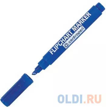 Маркер Centropen FLIPCHART 4.6 мм синий 8560/1С