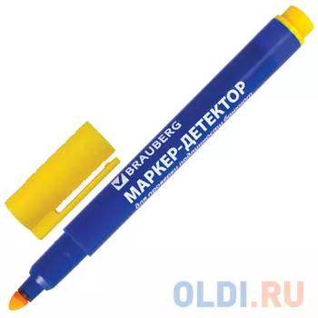 Маркер-детектор BRAUBERG 151245 желтый