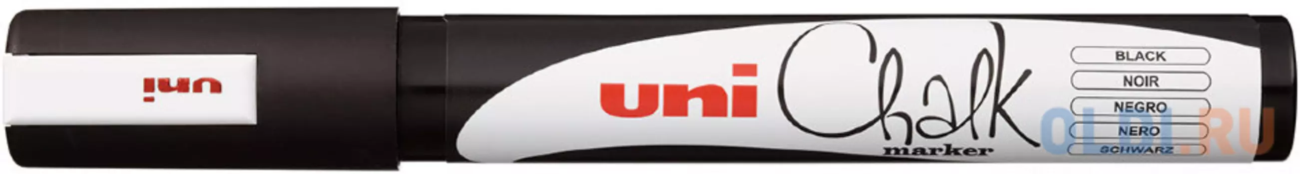Маркер для окон и стекла UNI Chalk PWE-5M BLACK 2.5 мм черный