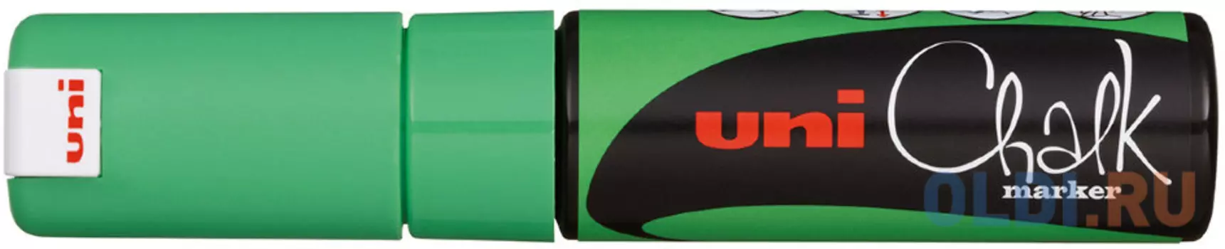 Маркер для окон и стекла UNI Chalk PWE-8K F 8 мм зеленый