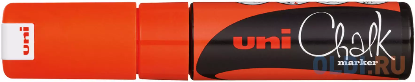 Маркер для окон и стекла UNI Chalk PWE-8K F.ORANGE 8 мм оранжевый