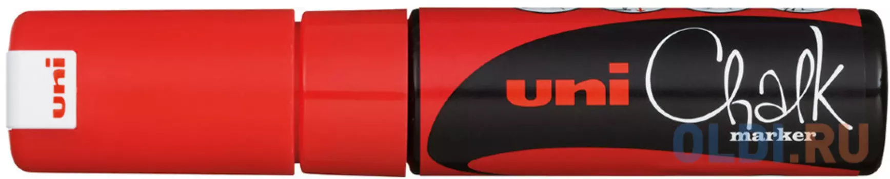 Маркер для окон и стекла UNI Chalk PWE-8K RED 8 мм красный