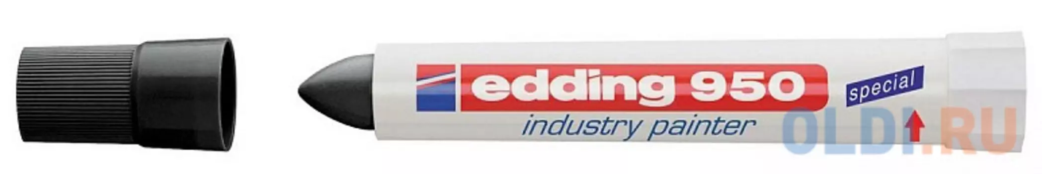 Маркер для промышленной графики, 10 мм, белый, пулевидный нак., EDDING, 950