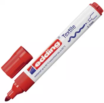 Маркер для ткани Edding Маркер для ткани 2-3 мм красный