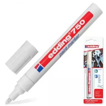 Маркер-краска лаковый Edding Е750/49 2-4 мм белый