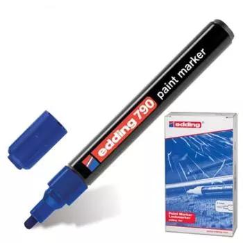 Маркер-краска лаковый Edding E-790/3 2, 3, 4 мм синий