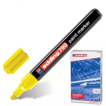 Маркер-краска лаковый Edding E-790/5 2, 3, 4 мм желтый