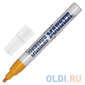 Маркер-краска лаковый MUNHWA PM-08 4 мм желтый