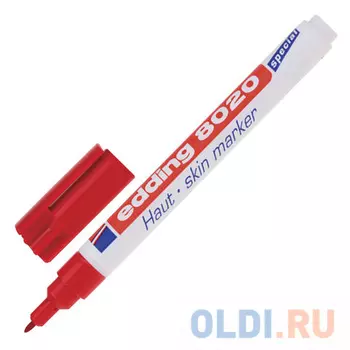 Маркер медицинский Edding E-8020/2 1 мм красный