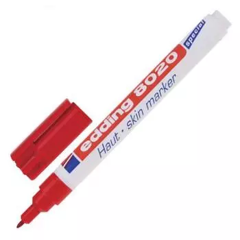 Маркер медицинский Edding E-8020/2 1 мм красный