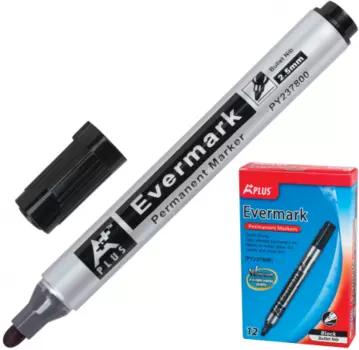 Маркер перманентный BEIFA "A Plus" 2.5 мм черный