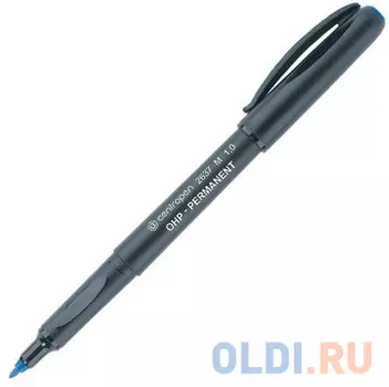 Маркер перманентный Centropen 2637/1С 1 мм синий 2637/1С