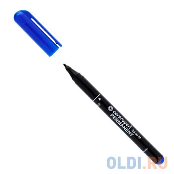 Маркер перманентный Centropen 2846/1С 1 мм синий 2846/1С