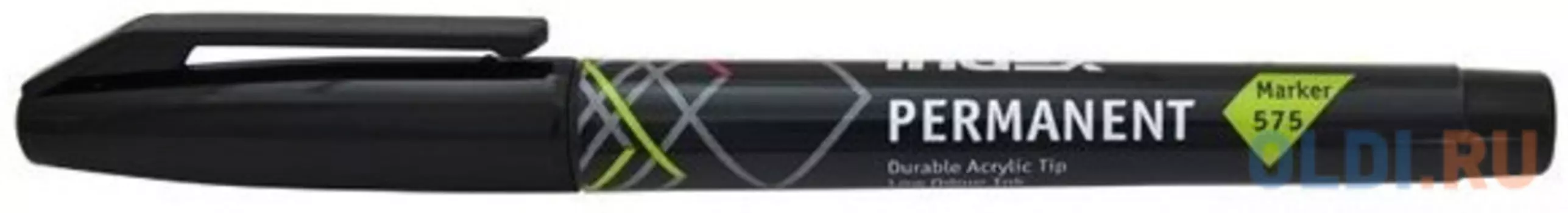 Маркер перманентный Index IMP575/BK 4 мм черный