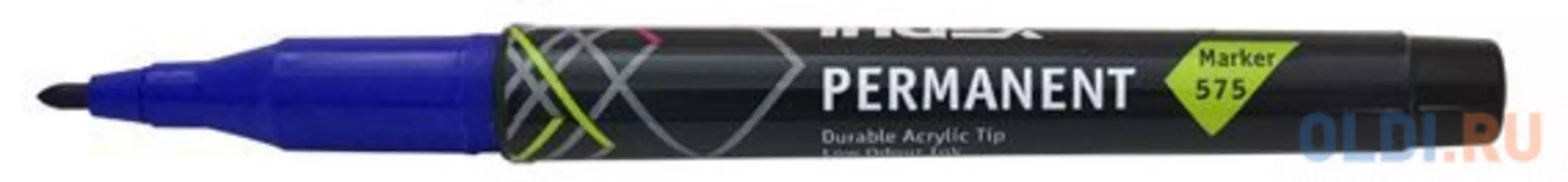 Маркер перманентный Index IMP575/BU 4 мм синий IMP575/BU