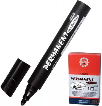 Маркер перманентный Koh-i-Noor 7740053801KSRU 2/2.5 мм черный