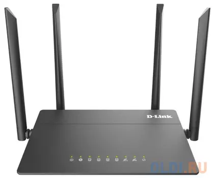 Маршрутизатор D-Link DIR-822/RU/R1B Беспроводной двухдиапазонный маршрутизатор AC1200 с поддержкой технологии MU-MIMO